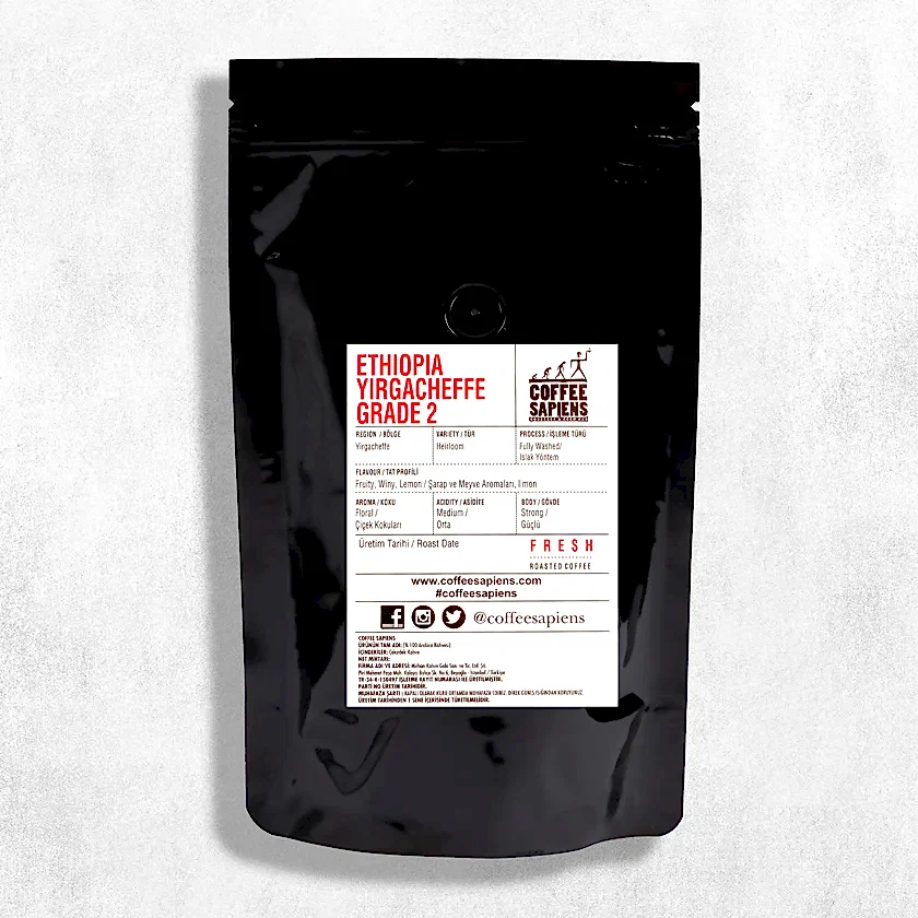 ETHIOPIA YIRGACHEFFE GRADE 2 - Coffee Sapiens 