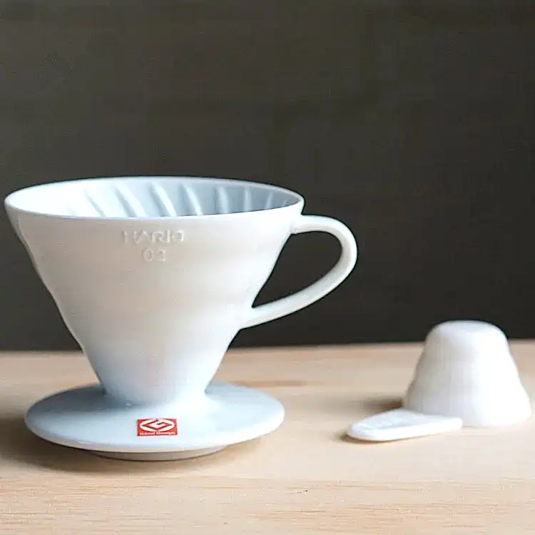 HARIO V60-02 SERAMİK DRIPPER BEYAZ - Coffee Sapiens 